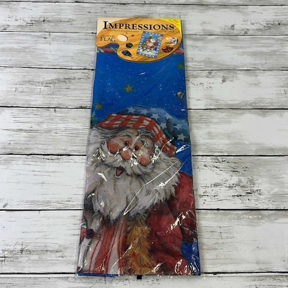 SANTA FLAG 28x40 NEW OUTDOOR FLAG by Impressions